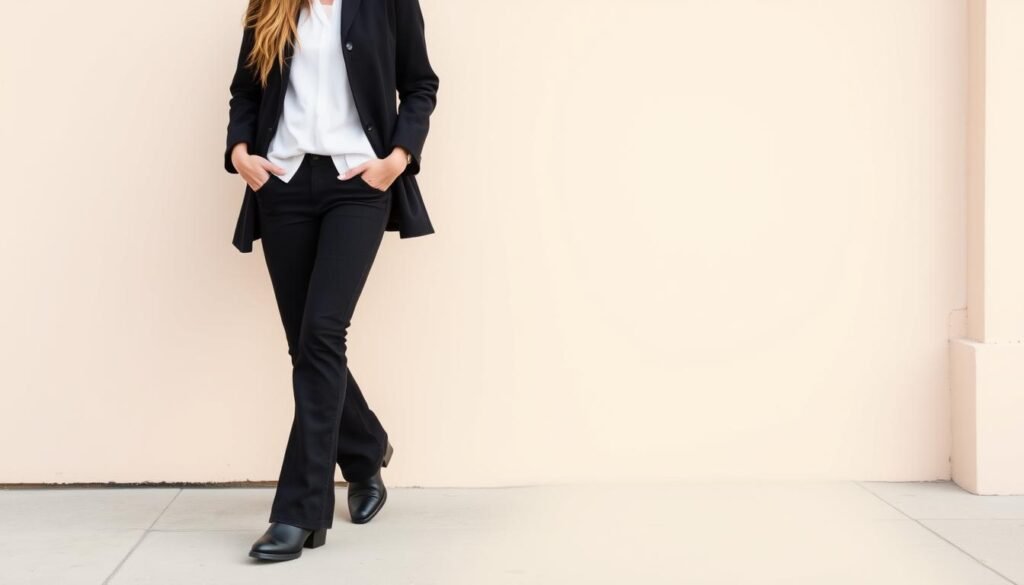 GOOD CLASSIC bootcut black jeans