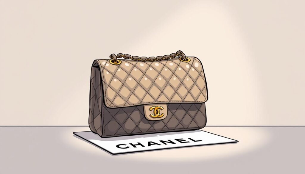 Image of a Chanel flap bag