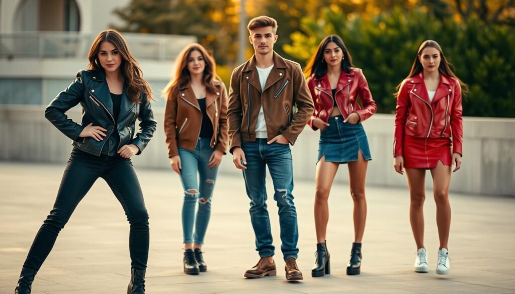 Leather Jacket Outfits