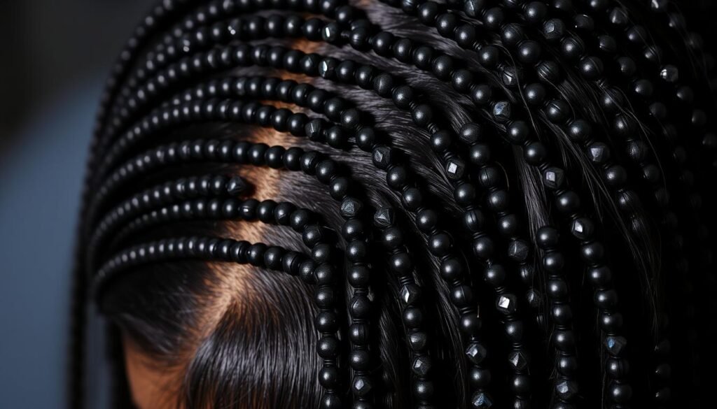 beaded row hair extensions