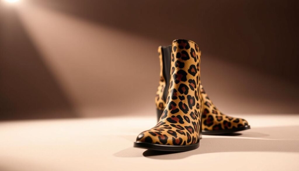 leopard booties