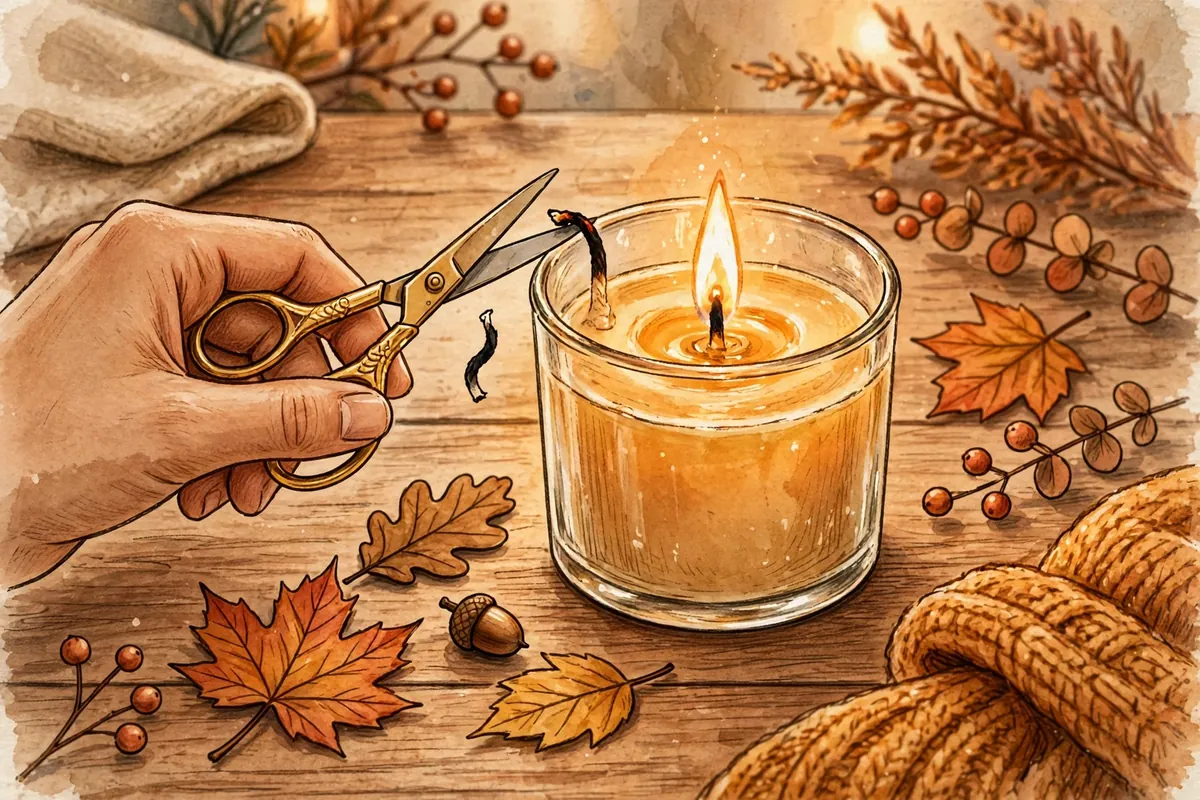 Candle care tips for fall candles under $15