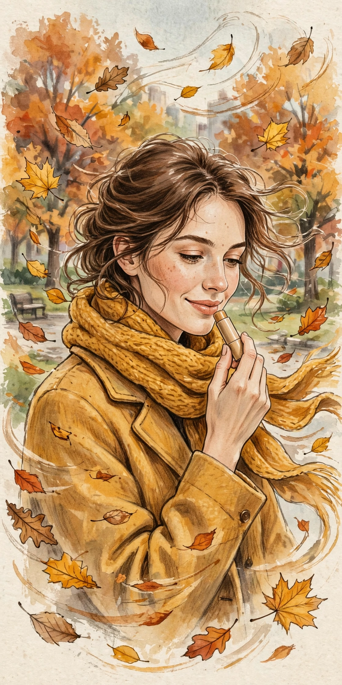 lip balms under $10 — fall lip care tips illustration