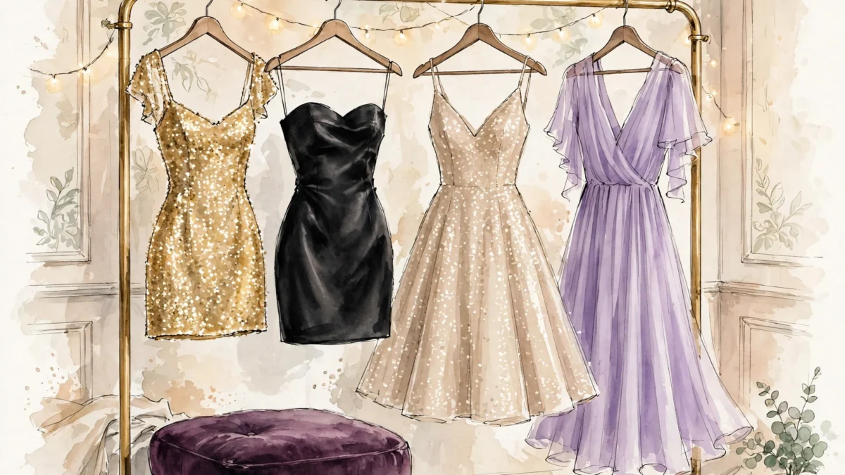 petite cocktail dresses under $50 — 2026 party-season illustration