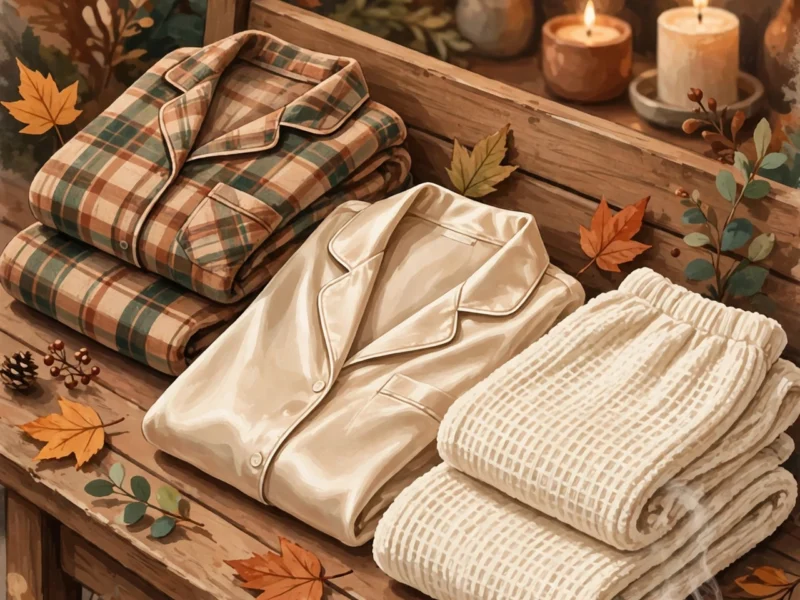fall pajamas under $30 — cozy pajama sets hero illustration