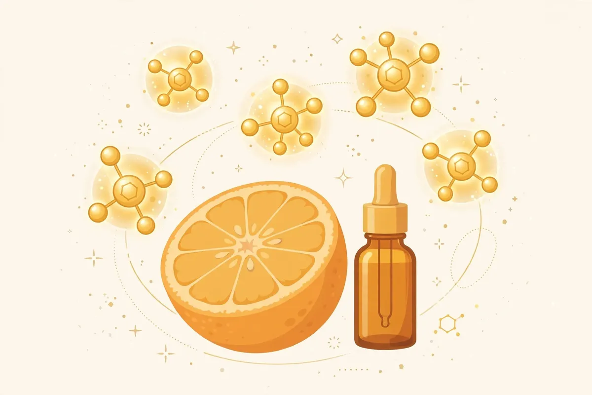 vitamin C serums under $20 — brightening skincare illustration